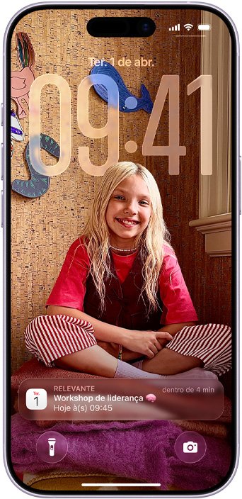 iPhone 17 Apple (256GB) Branco, Tela de 6,3", 5G e Câmera de 48MP - Imagem principal