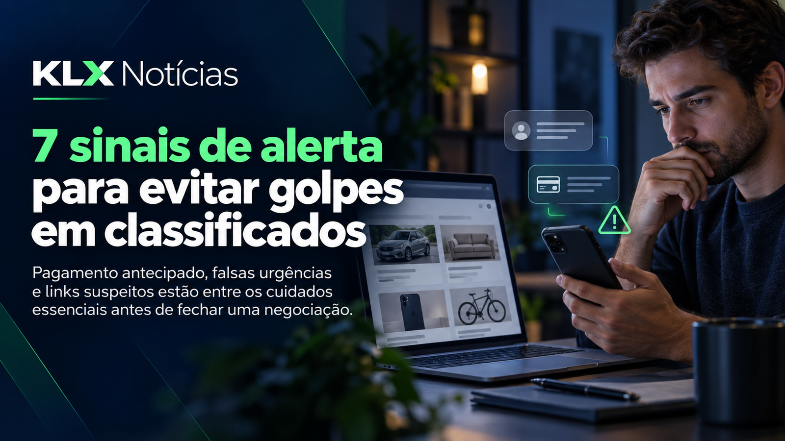 Golpes em classificados: 7 sinais de alerta antes de comprar ou vender online
